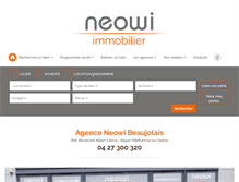 Tablet Screenshot of beaujolais.neowi.com